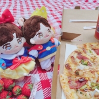 【棉花娃娃】一点云云野餐娃片