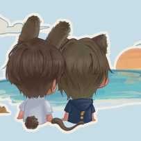 从贴纸稿上截了一张